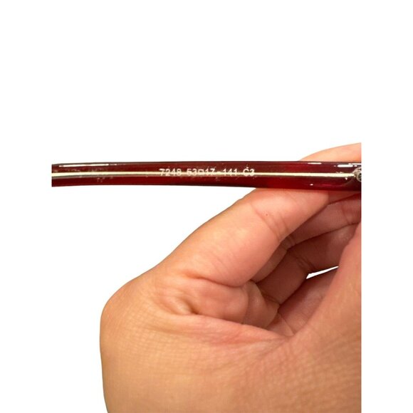 Miu Miu Red Cat-Eye Glasses - Picture 5 of 6